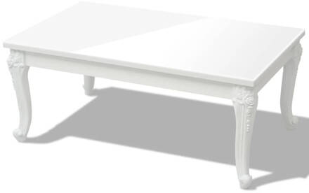 vidaXL Salontafel 100 x 60 x 42 cm Wit