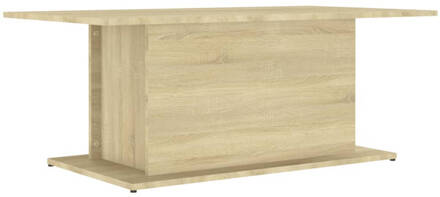 vidaXL Salontafel 102x55,5x40 cm spaanplaat sonoma eikenkleurig Beige