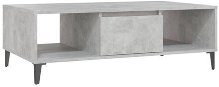 vidaXL Salontafel 103,5x60x35 cm spaanplaat betongrijs