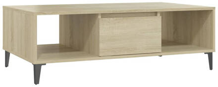 vidaXL Salontafel 103,5x60x35 cm spaanplaat sonoma eikenkleurig Bruin