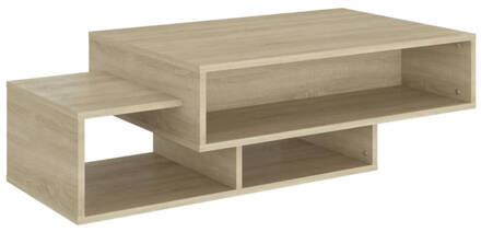 vidaXL Salontafel 105x55x32 cm spaanplaat sonoma eikenkleurig Bruin