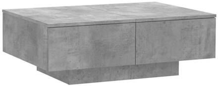 vidaXL Salontafel 90x60x31 cm spaanplaat betongrijs