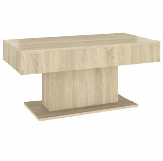 vidaXL Salontafel 96x50x45 cm spaanplaat sonoma eikenkleurig Bruin