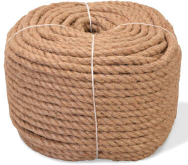 vidaXL Touw 100% jute 10 mm 100 m