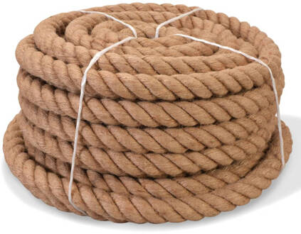 vidaXL Touw 100% jute 14 mm 100 m