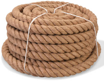 vidaXL Touw 100% jute 20 mm 50 m