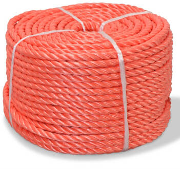 vidaXL Touw gedraaid 14 mm 250 m polypropyleen oranje