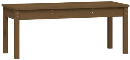 vidaXL Tuinbank 109x44x45 cm massief grenenhout honingbruin