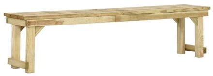 vidaXL Tuinbank 180 cm geïmpregneerd grenenhout Bruin