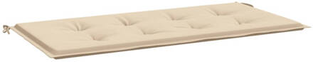 vidaXL Tuinbankkussen 120x50x3 cm beige