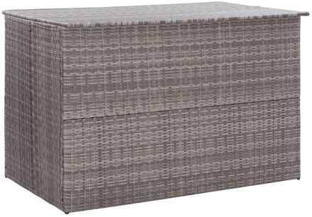 vidaXL Tuinbox 150x100x100 cm poly rattan grijs