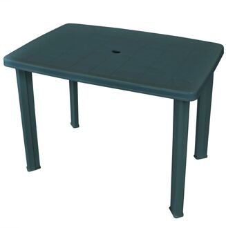 vidaXL Tuintafel 101x68x72 cm kunststof groen