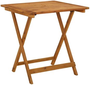 vidaXL Tuintafel 70 x 70 x 75 cm Bruin