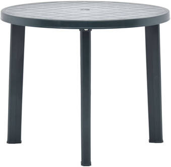 vidaXL Tuintafel 89 cm kunststof groen