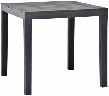 vidaXL Tuintafel Antraciet Grijs