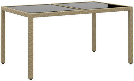 vidaXL Tuintafel Beige