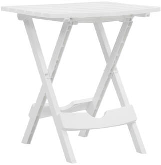 vidaXL Tuintafel inklapbaar 45,5x38,5x50 cm wit