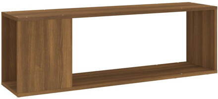 vidaXL Tv-meubel 100x24x32 cm bewerkt hout bruineikenkleurig