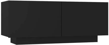 vidaXL Tv-meubel 100x35x40 cm spaanplaat zwart