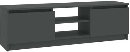 vidaXL Tv-meubel 120x30x35,5 cm bewerkt hout grijs