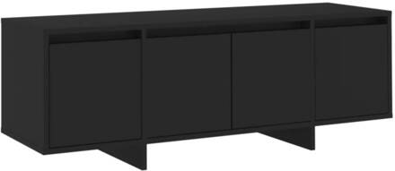 vidaXL Tv-meubel 120x30x40,5 cm spaanplaat zwart