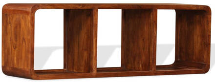 vidaXL Tv-meubel 120x30x40 cm massief hout met sheesham afwerking Bruin