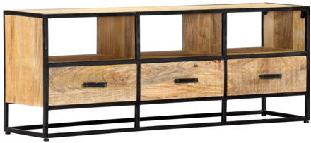 vidaXL Tv-meubel 120x30x45 cm massief mangohout Bruin