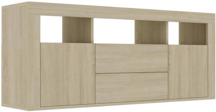 vidaXL Tv-meubel 120x30x50 Cm Spaanplaat Sonoma Eikenkleurig