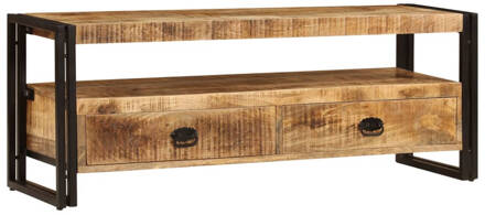 vidaXL Tv-meubel 120x35x45 cm massief mangohout Bruin