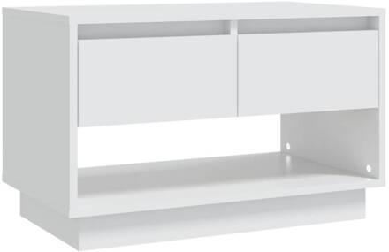 vidaXL Tv-meubel 70x41x44 cm spaanplaat wit