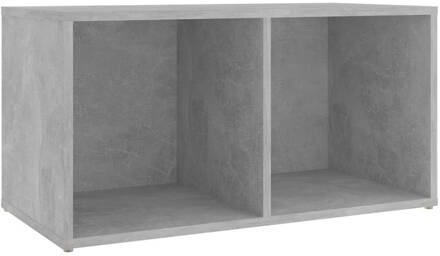 vidaXL Tv-meubel 72x35x36,5 cm spaanplaat betongrijs