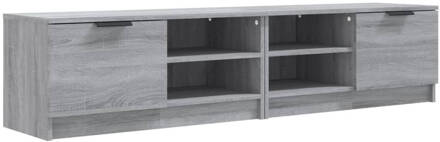 vidaXL Tv-meubelen 2 st 80x35x36,5 cm bewerkt hout grijs sonoma eiken