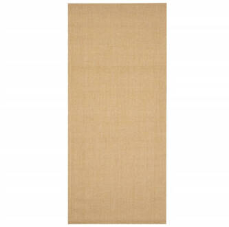 vidaXL Vloerkleed 66x150 cm natuurlijk sisal Bruin