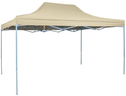 vidaXL Vouwtent pop-up 3x4,5 m crèmewit