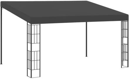 vidaXL Wandprieel 3x4 M Stof Antracietkleurig