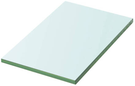 vidaXL Wandschap Transparant 20x12 Cm Glas