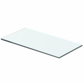 vidaXL Wandschap Transparant 40x15 Cm Glas