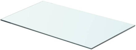 vidaXL Wandschap transparant 60x30 cm glas