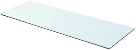 vidaXL Wandschap transparant 80x30 cm glas