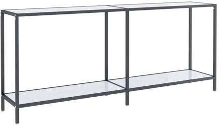 vidaXL Wandtafel Wit marmer 180 x 35 x 75.5 cm