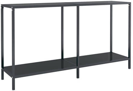 vidaXL Wandtafel Zwart 140 x 35 x 75.5 cm