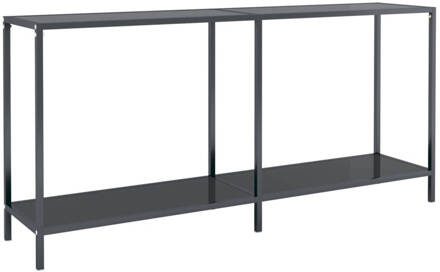 vidaXL Wandtafel Zwart 160 x 35 x 75.5 cm