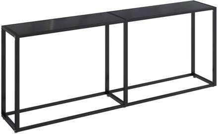 vidaXL Wandtafel Zwart 200 x 35 x 75.5 cm