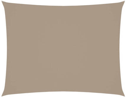 vidaXL Zonnescherm rechthoekig 2x3,5 m oxford stof taupe Bruin