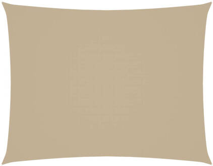 vidaXL Zonnescherm rechthoekig 3,5x5 m oxford stof beige