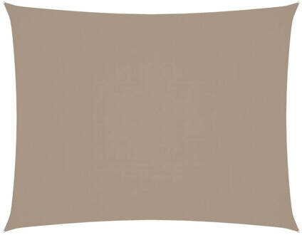 vidaXL Zonnescherm rechthoekig 4x6 m oxford stof taupe