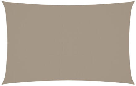 vidaXL Zonnescherm rechthoekig 4x7 m oxford stof taupe Bruin