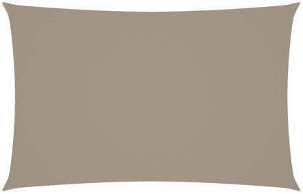 vidaXL Zonnescherm rechthoekig 5x8 m oxford stof taupe