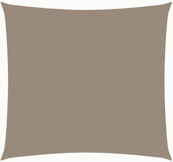 vidaXL Zonnescherm vierkant 3,6x3,6 m oxford stof taupe Bruin