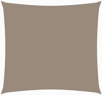 vidaXL Zonnescherm vierkant 4,5x4,5 m oxford stof taupe Bruin